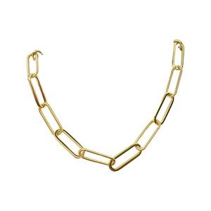 Melinda Maria paperclip necklace